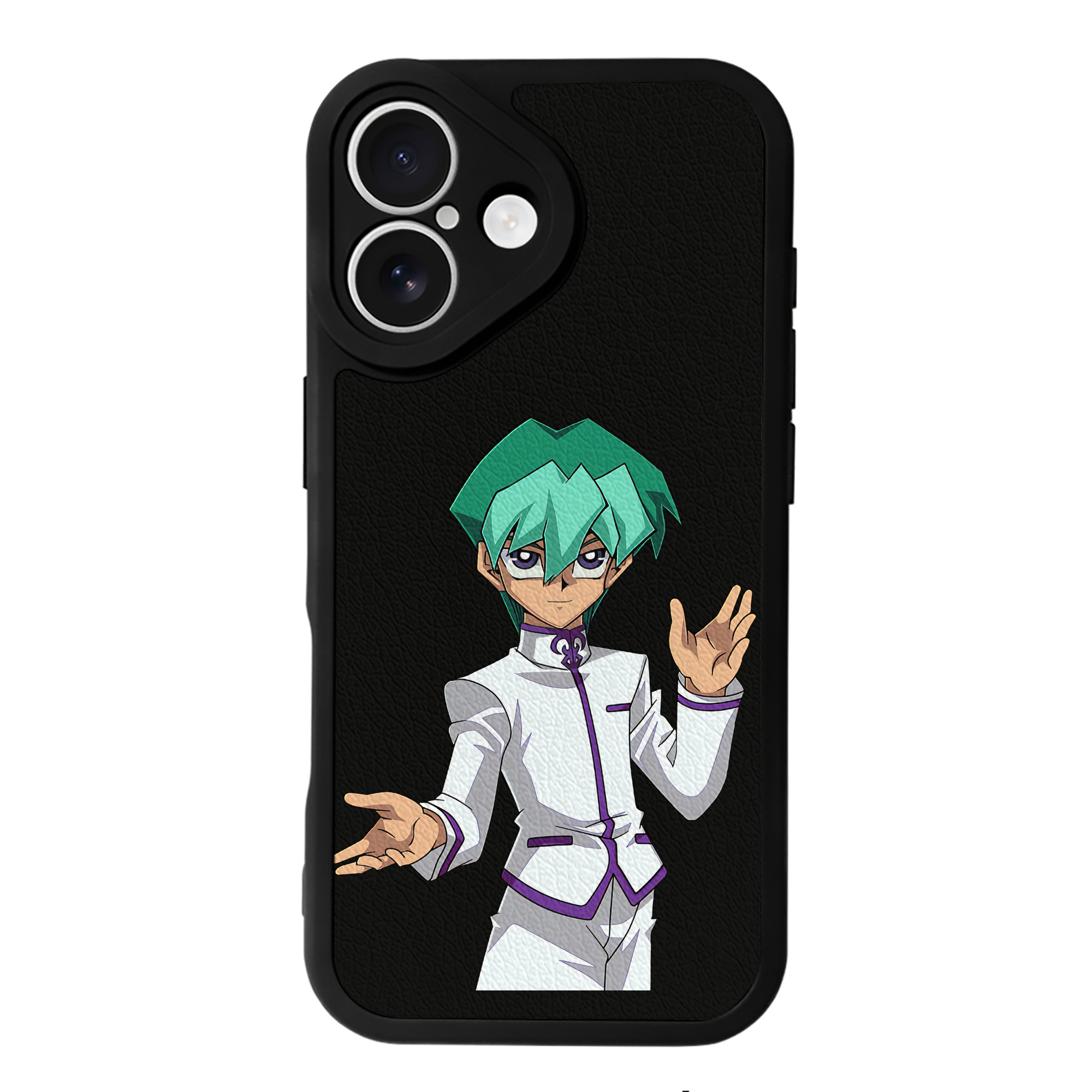 遊☆戯☆王 Yu-Gi-Oh! 【iPhone 16シリーズ対応】シリコンスマホケース（レザー調） 材質：シリコン